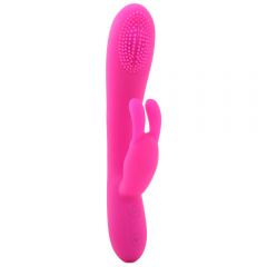 Embrace Massaging Rabbit with Pleasure Ball in Pink