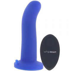 WhipSmart Curved 5.5 Inch Remote Vibe in Blue